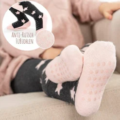 Krabbelstrumpfhose - Sterne Rose - Gr. 86/92