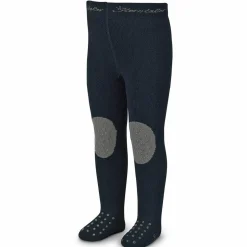 Krabbelstrumpfhose Vollplüsch - Marine - Gr. 86