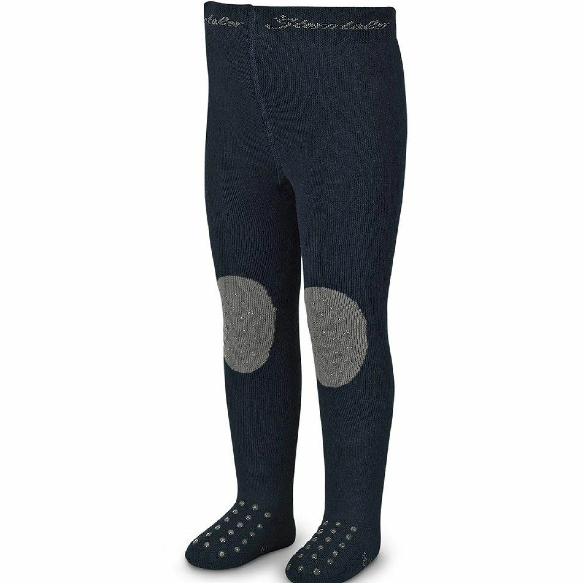 Krabbelstrumpfhose Vollplüsch - Marine - Gr. 86