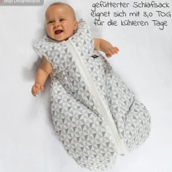 Kugelschlafsack Mäxchen Thermo - Jersey - Sternenhimmel - Gr. 80