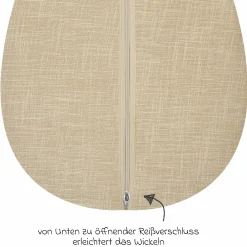 Kugelschlafsack Mäxchen Thermo - Slub Muslin - Gr. 90 cm