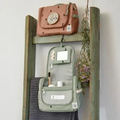 Kulturtasche Mini Washbag - Happy Prints - Light Olive