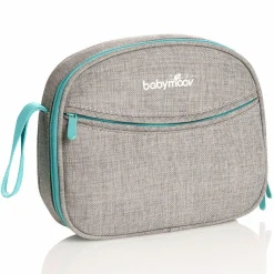 Kulturtasche mit Pflegeutensilien - Smokey Aqua