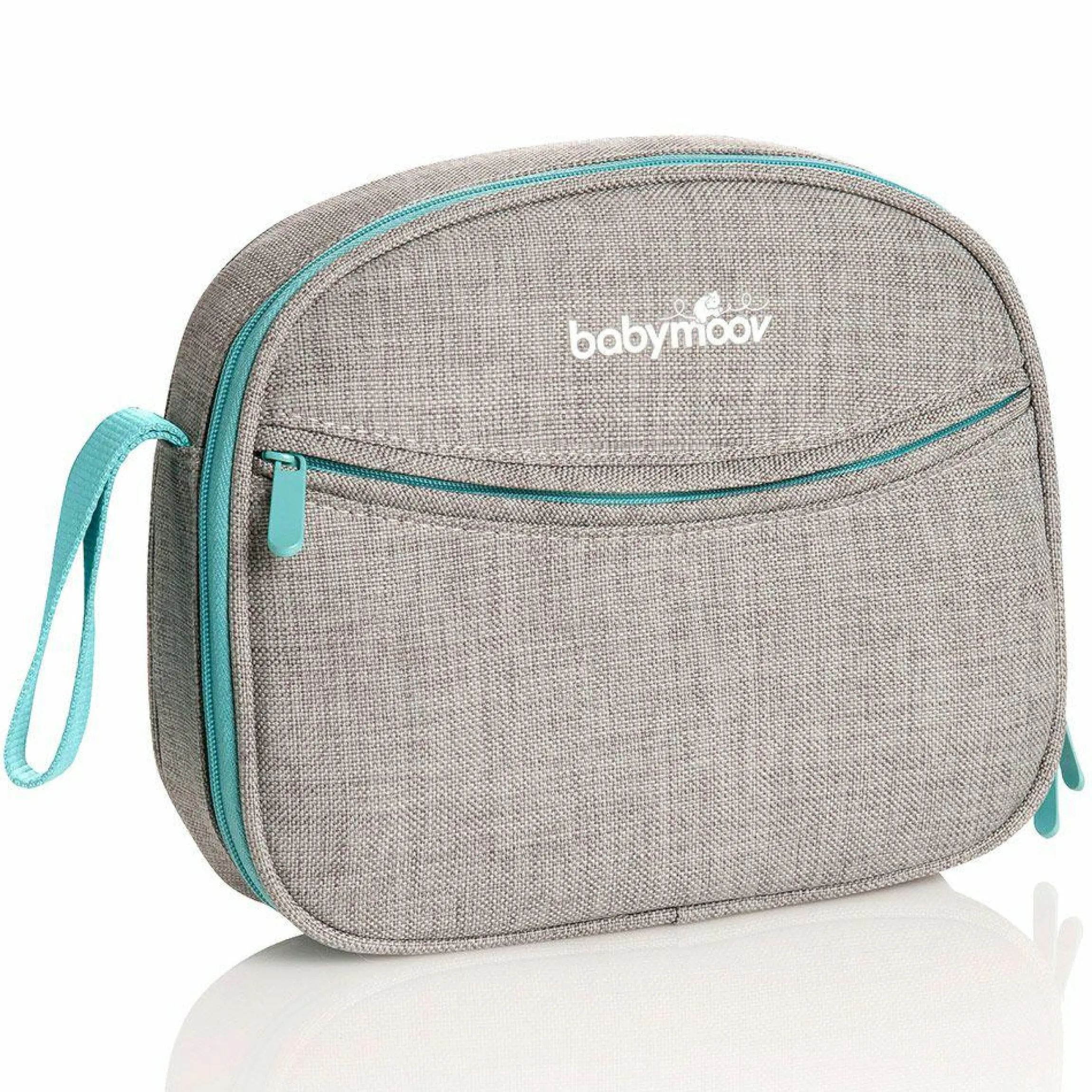 Kulturtasche mit Pflegeutensilien - Smokey Aqua
