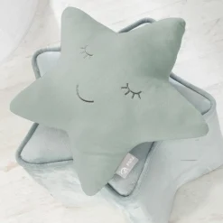 Kuschel- und Dekorkissen Stern - Roba Styl - Frosty Green