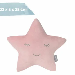 Kuschel- und Dekorkissen Stern - Roba Styl - Rosa Mauve