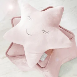 Kuschel- und Dekorkissen Stern - Roba Styl - Rosa Mauve