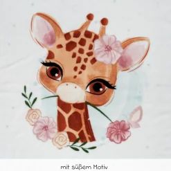 Kuscheldecke 75 x 100 cm - Giraffe