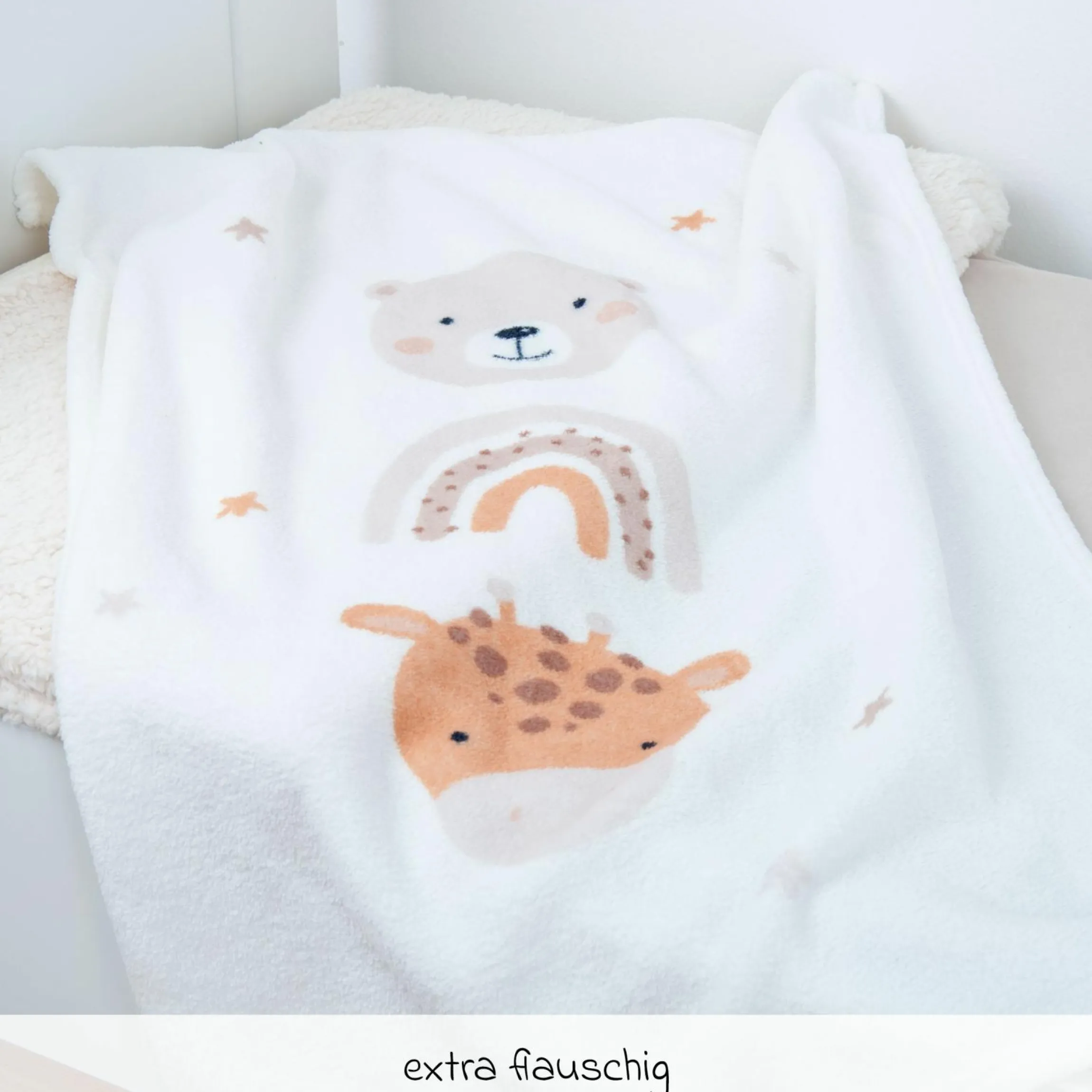 Kuscheldecke 75 x 100 cm - Little Friends