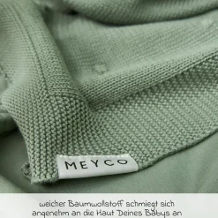 Kuscheldecke 75 x 100 cm - Mini Knots - Forest Green