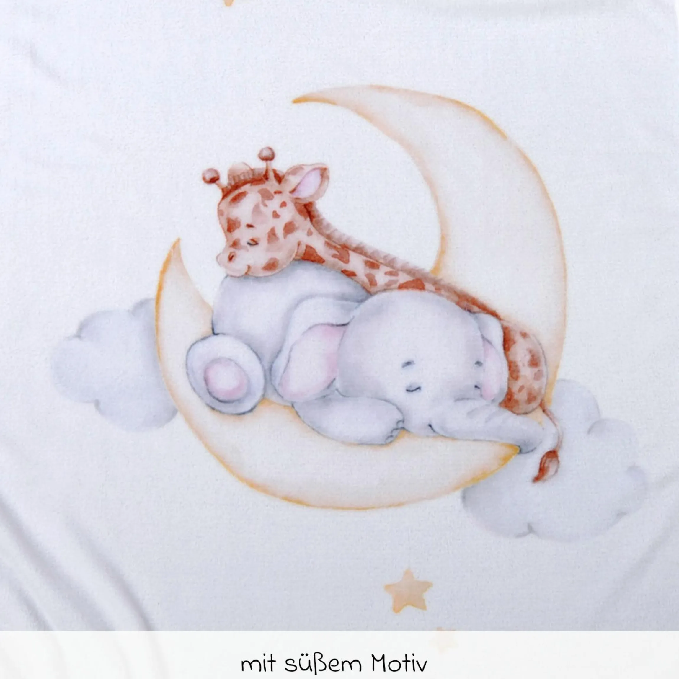 Kuscheldecke 75 x 100 cm - Sleeping on the moon