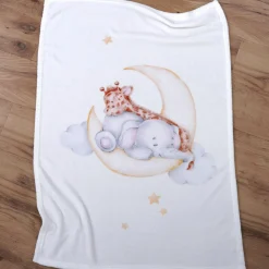 Kuscheldecke 75 x 100 cm - Sleeping on the moon