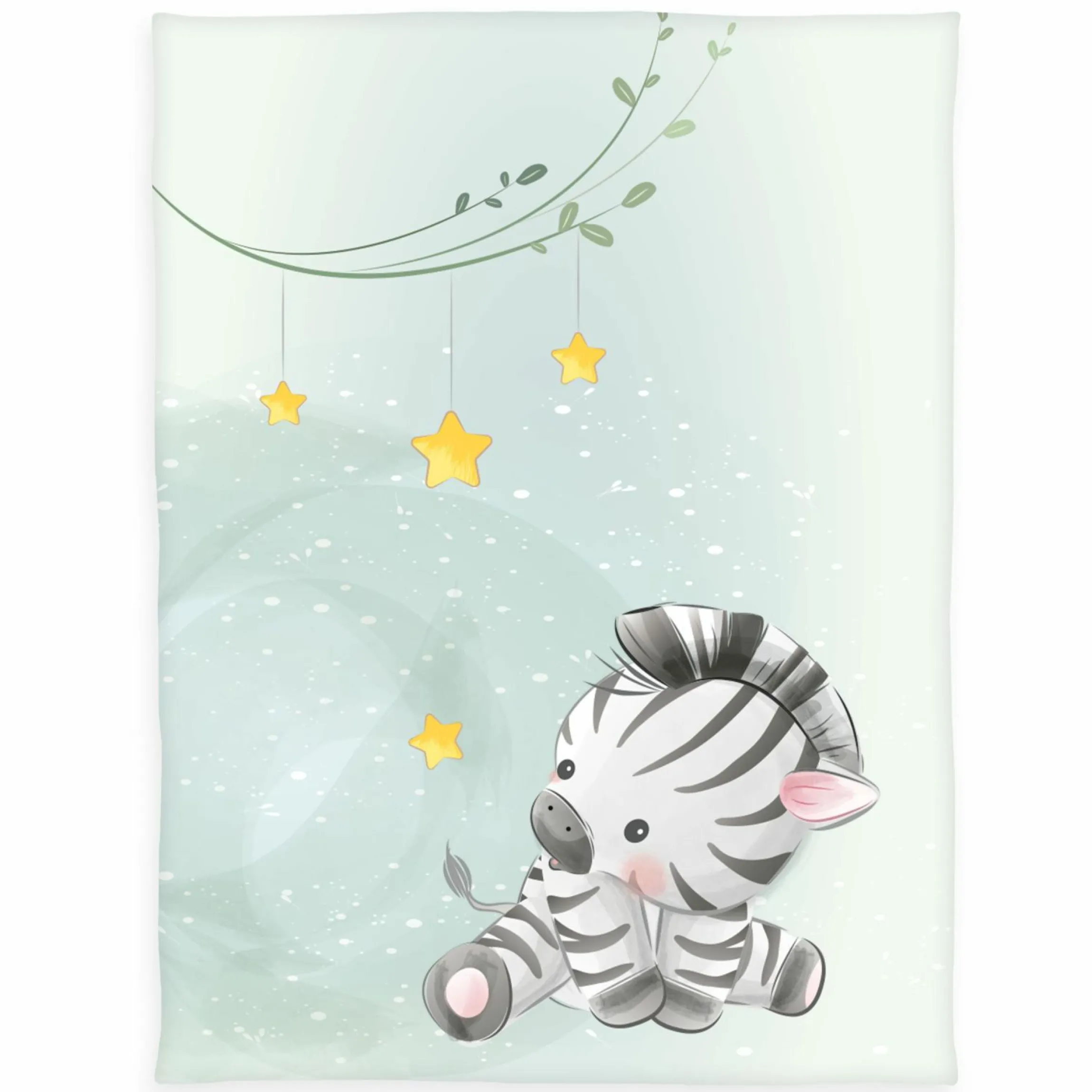 Kuscheldecke 75 x 100 cm - Zebra