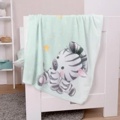 Kuscheldecke 75 x 100 cm - Zebra