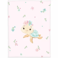 Kuscheldecke 75 x100 cm - Little Turtle