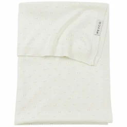 Kuscheldecke Bambus 75 x 100 cm - Ajour - Offwhite