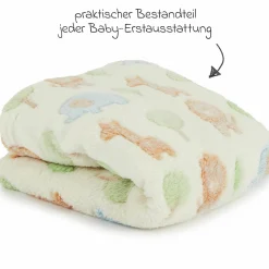Kuscheldecke Flausch 75 x 90 cm - Zoo Beige