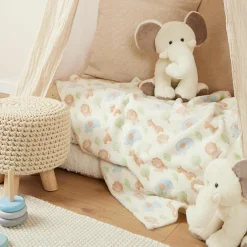 Kuscheldecke Flausch 75 x 90 cm - Zoo Beige
