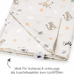 Kuscheldecke Jersey 70 x 100 cm - Savanne Beige