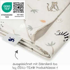 Kuscheldecke Jersey 70 x 100 cm - Savanne Beige