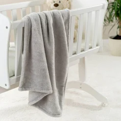 Kuscheldecke Microfleece 75 x 100 cm - Grau