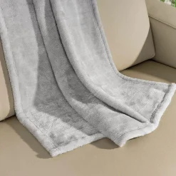 Kuscheldecke Microfleece 75 x 100 cm - Grau