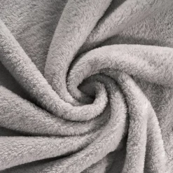 Kuscheldecke Microfleece 75 x 100 cm - Grau