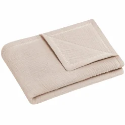 Kuscheldecke Musselin 70 x 100 cm - Sand