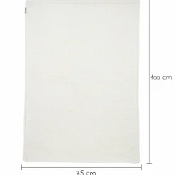 Kuscheldecke Teddy 75 x 100 cm - Knots - Offwhite