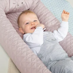 Kuschelnest Baby-Lounge - Roba Style Lily - Rosa Mauve