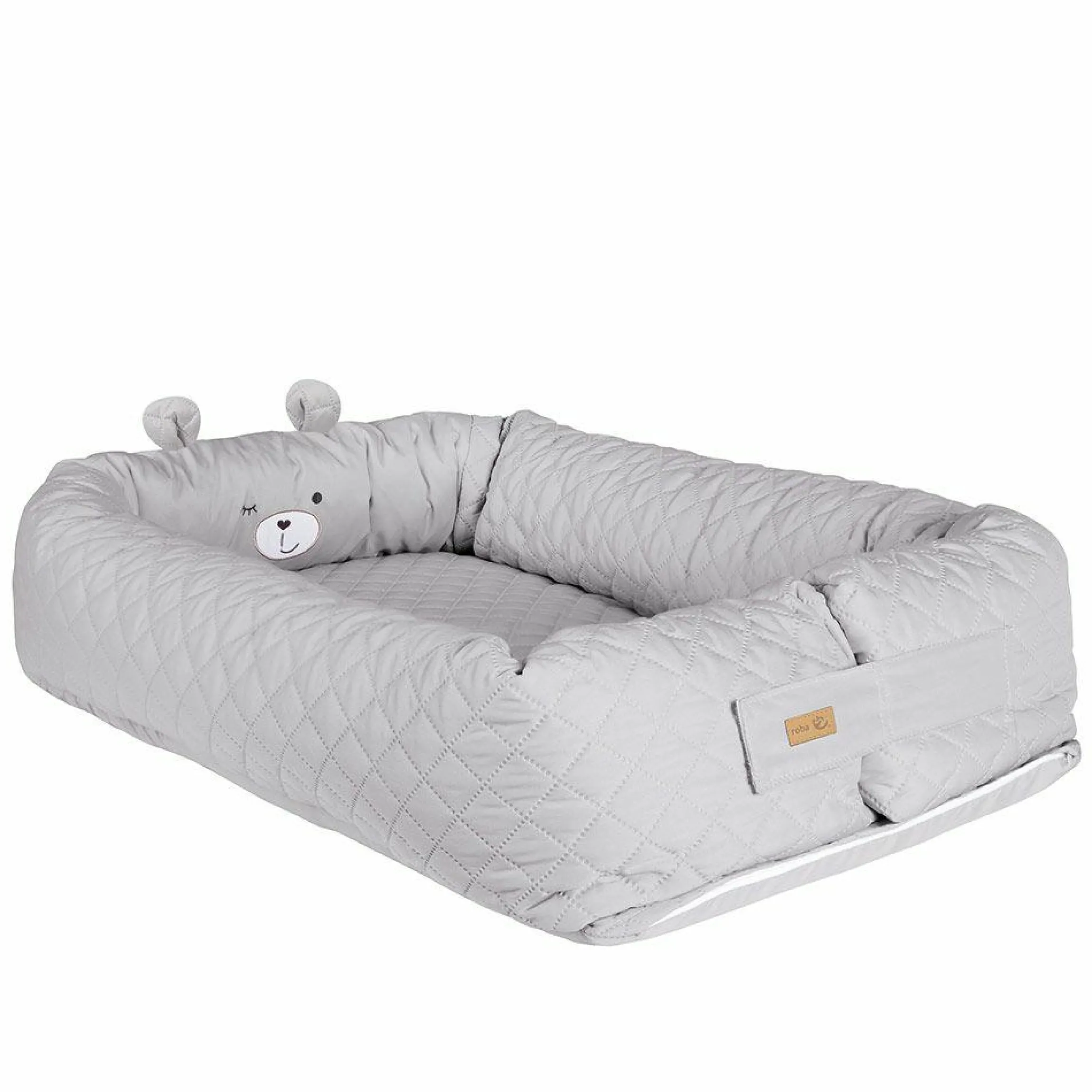 Kuschelnest Baby-Lounge - Roba Style Sammy - Silbergrau