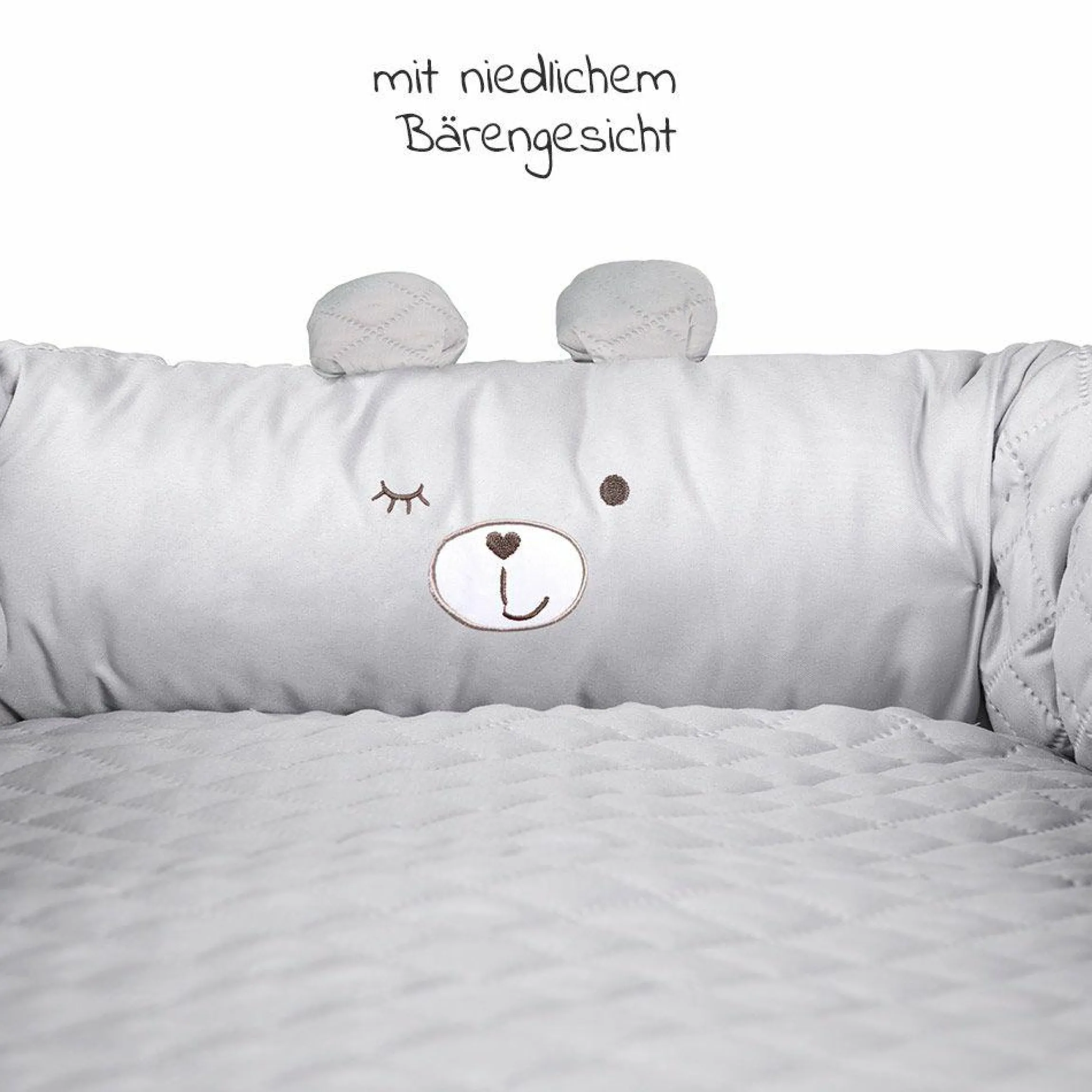 Kuschelnest Baby-Lounge - Roba Style Sammy - Silbergrau