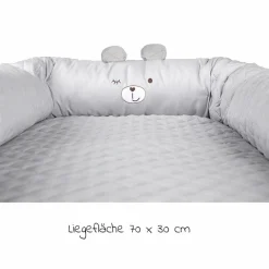 Kuschelnest Baby-Lounge - Roba Style Sammy - Silbergrau