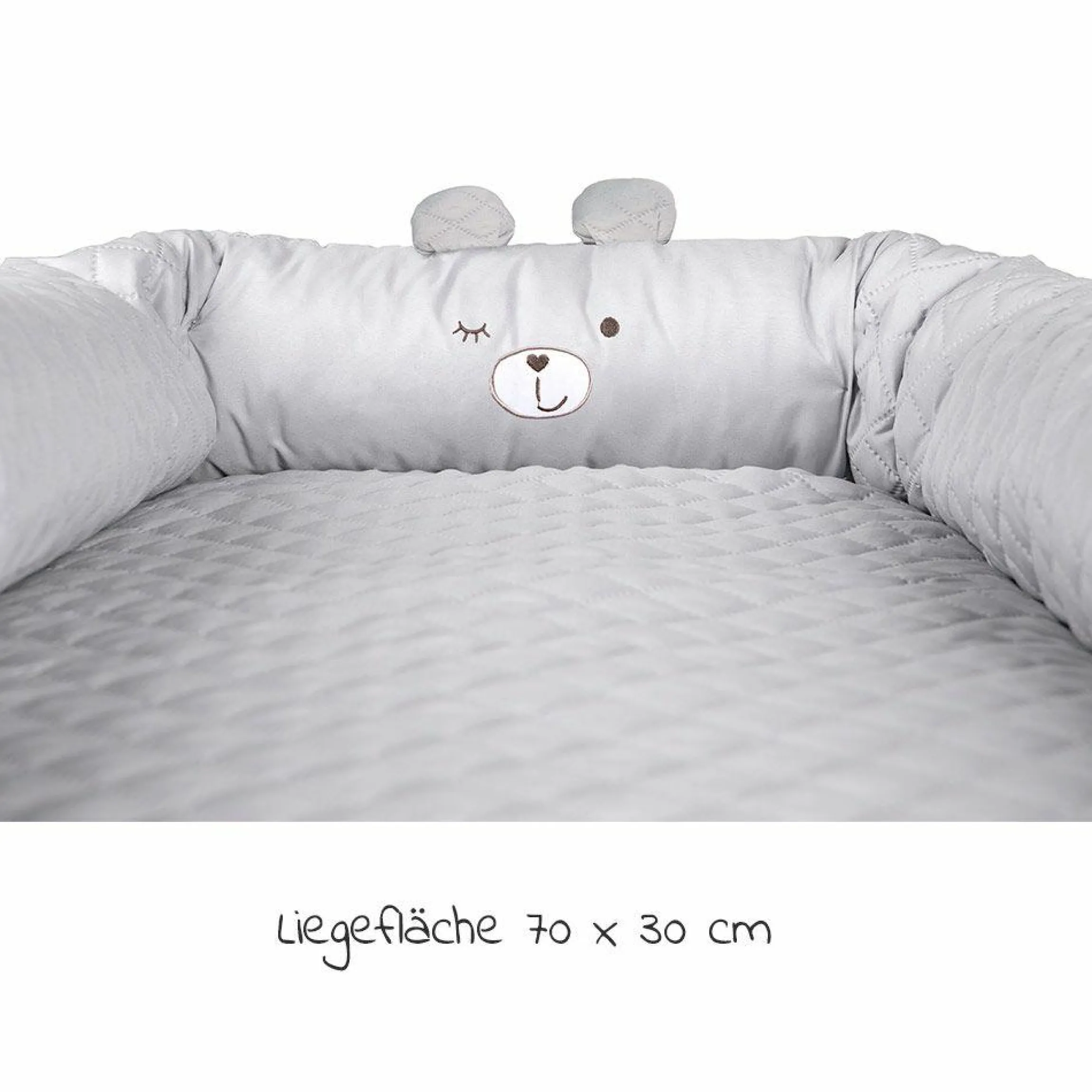 Kuschelnest Baby-Lounge - Roba Style Sammy - Silbergrau