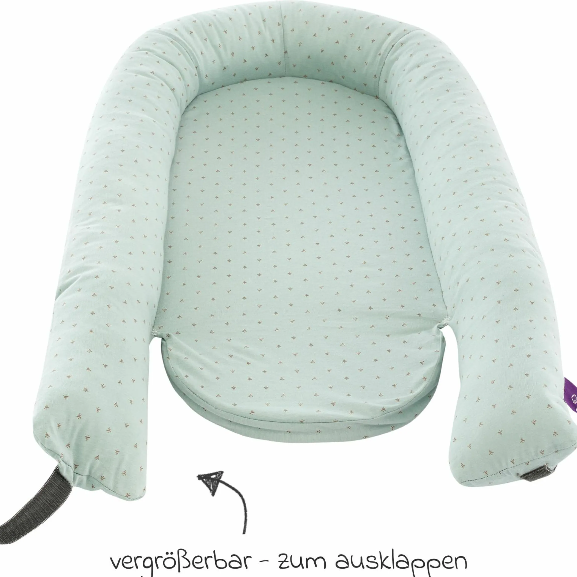 Kuschelnest Home Comfort mit Softschaummatratze - Twister - Blau