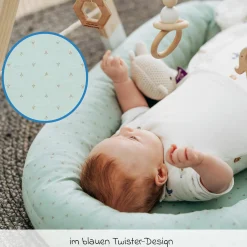 Kuschelnest Home Comfort mit Softschaummatratze - Twister - Blau