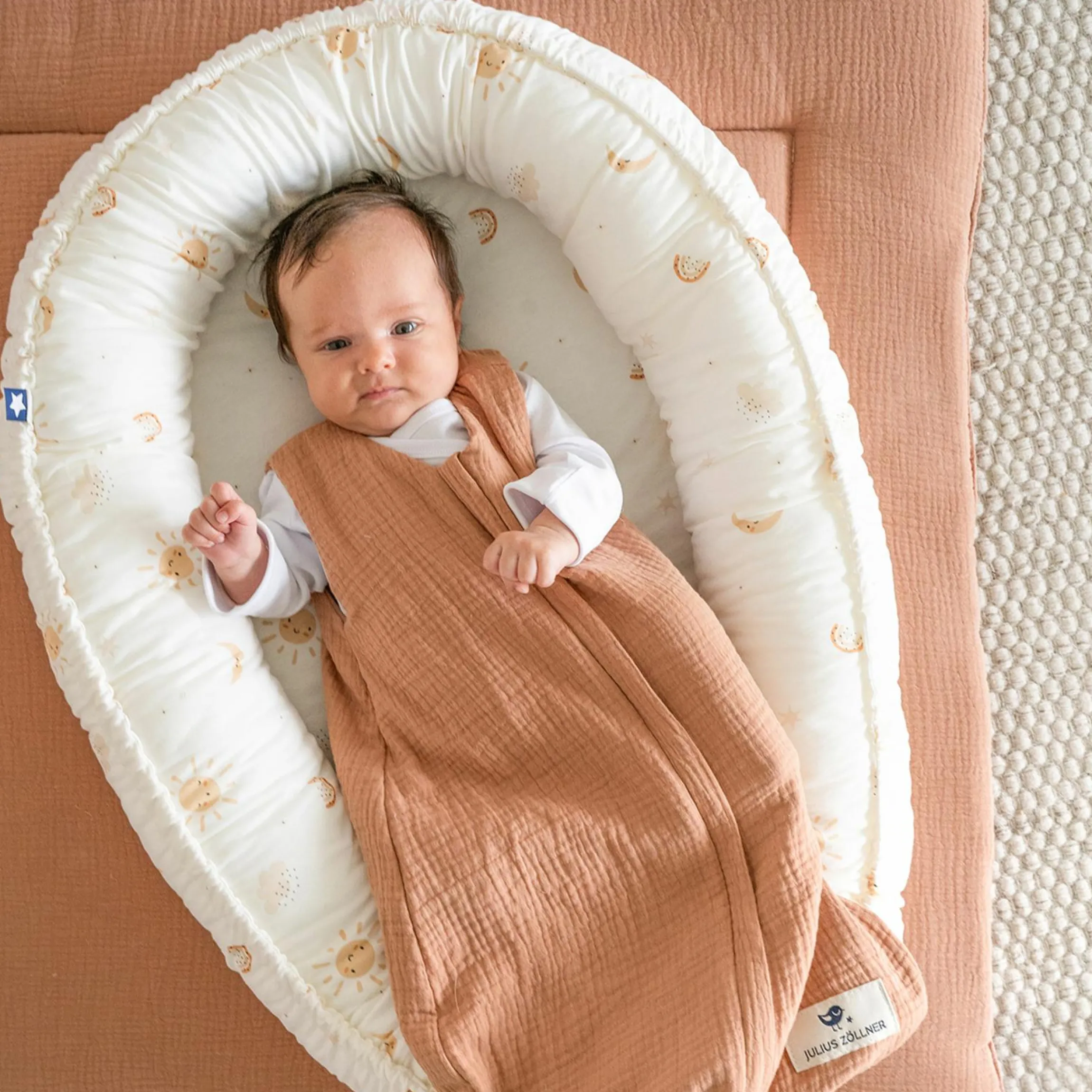 Kuschelnest NIDO Jersey - Happy Sun