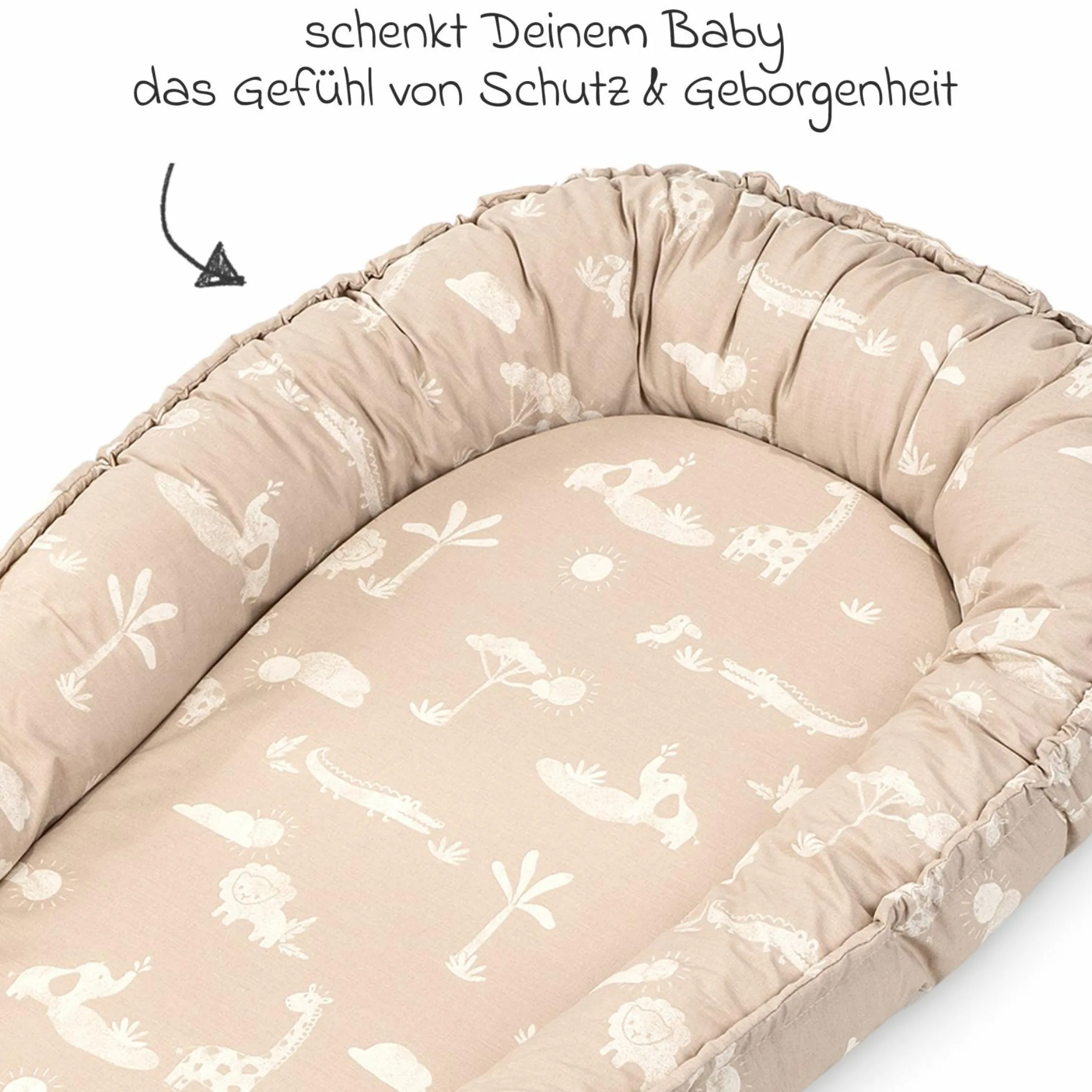 Kuschelnest NIDO MAX Organic - Jungle Dream