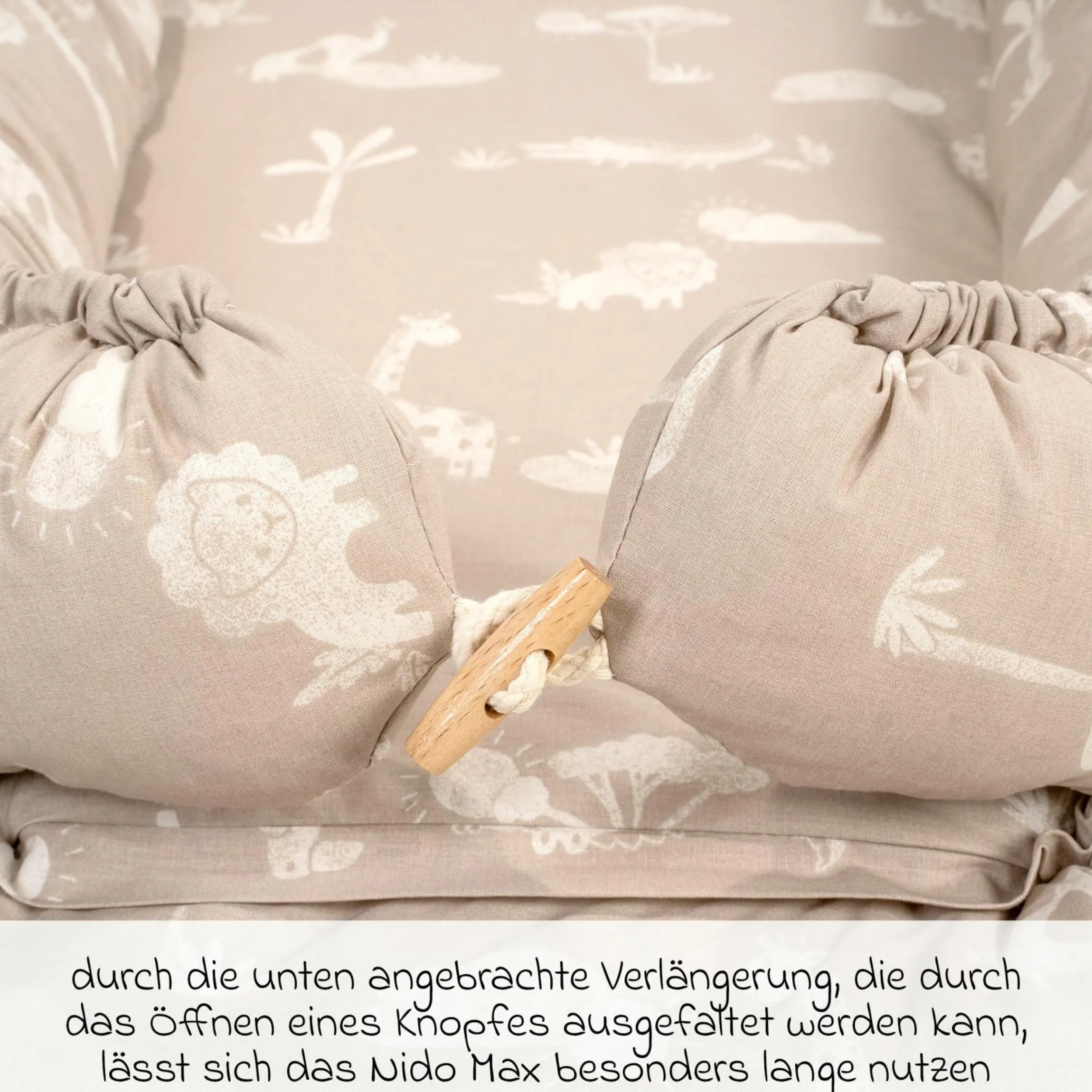 Kuschelnest NIDO MAX Organic - Jungle Dream