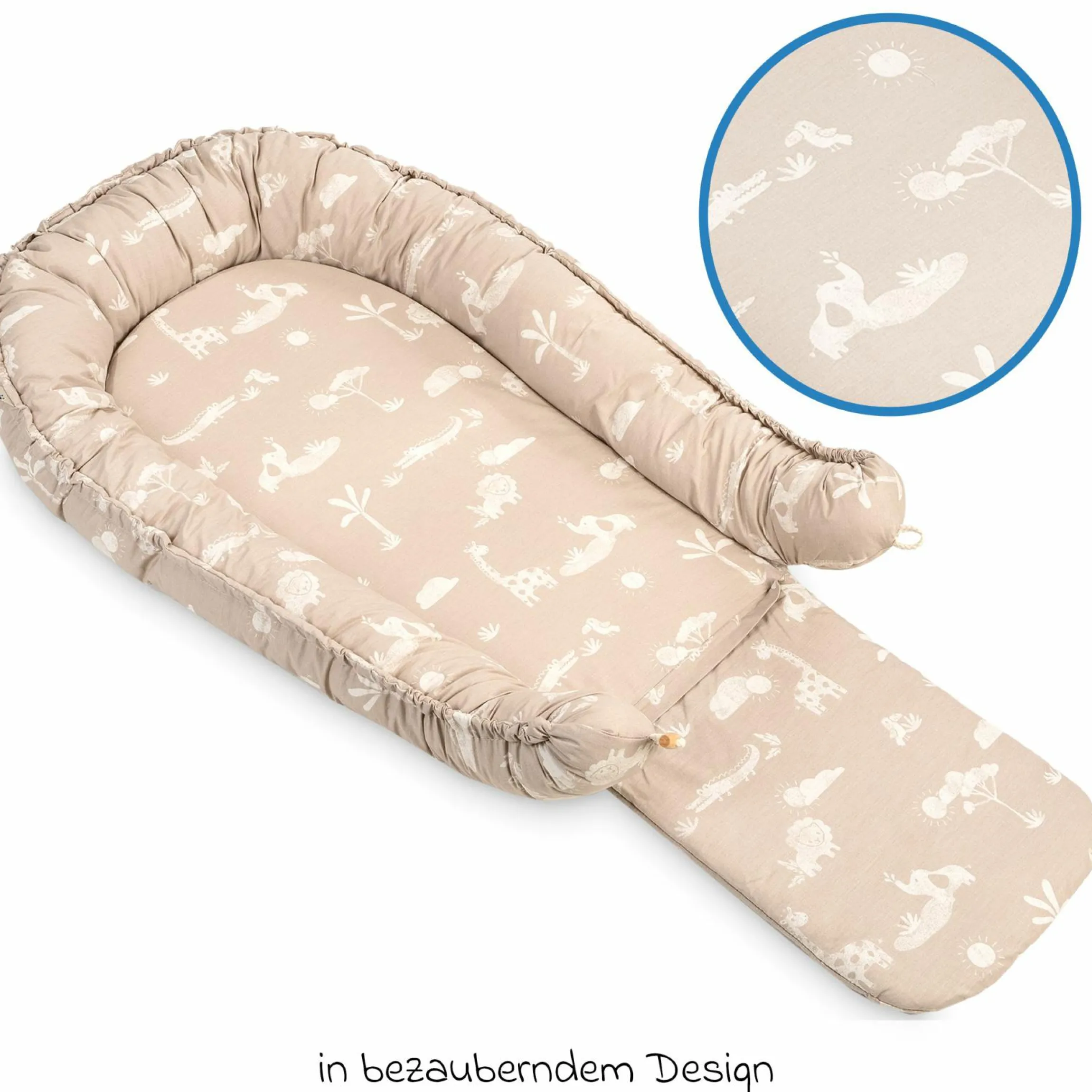 Kuschelnest NIDO MAX Organic - Jungle Dream