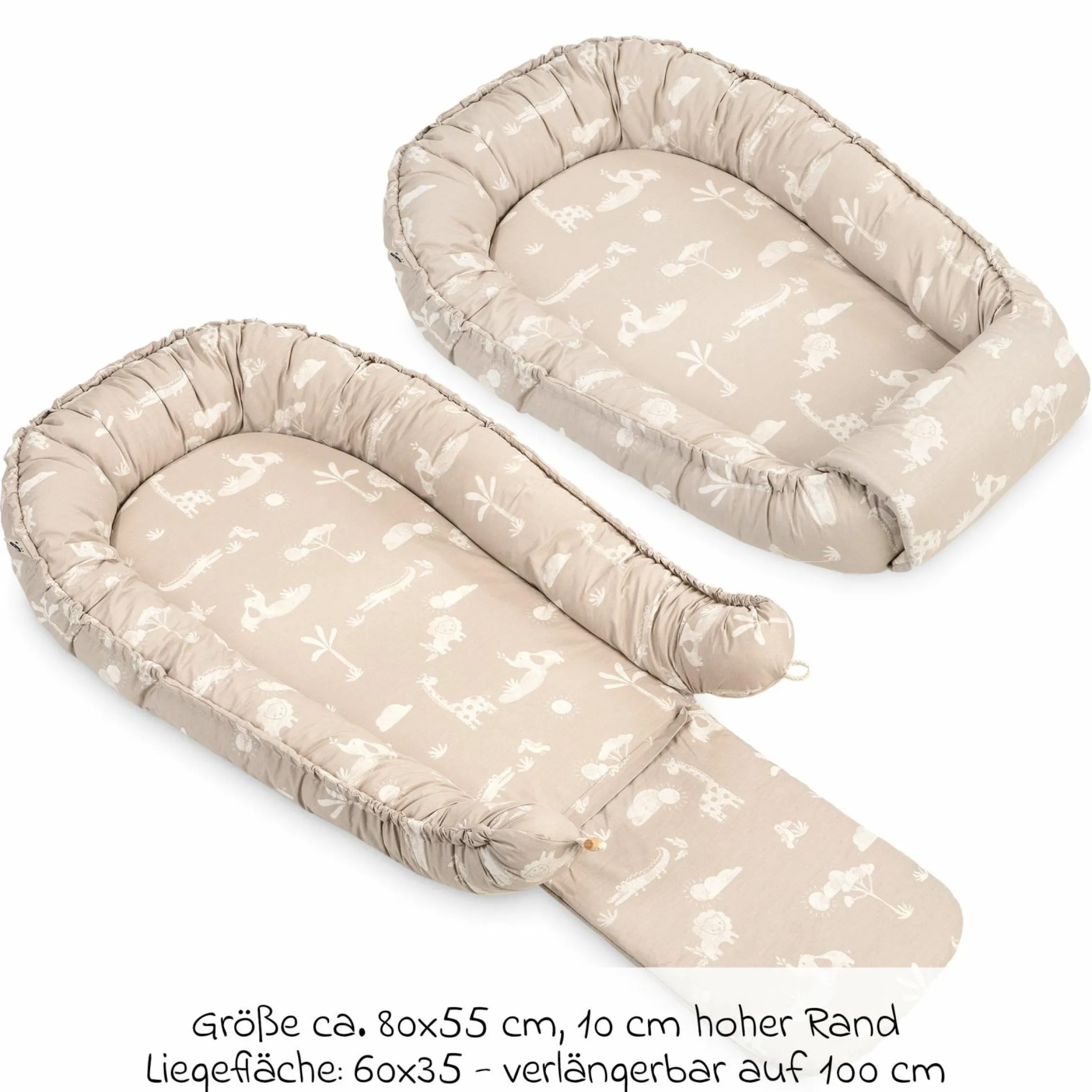 Kuschelnest NIDO MAX Organic - Jungle Dream