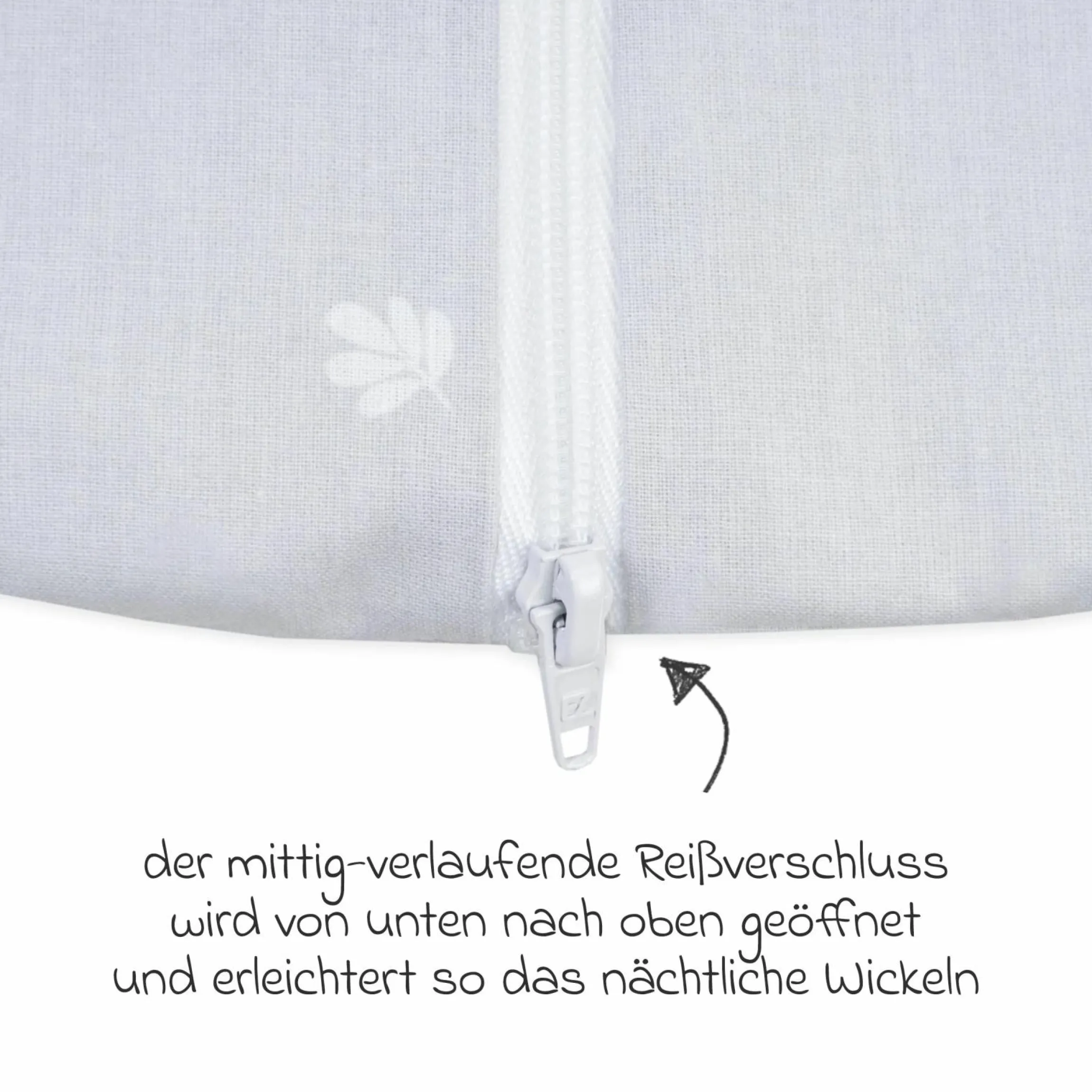 Kuschelschlafsack - Dschungelblätter - Gr. 70 cm