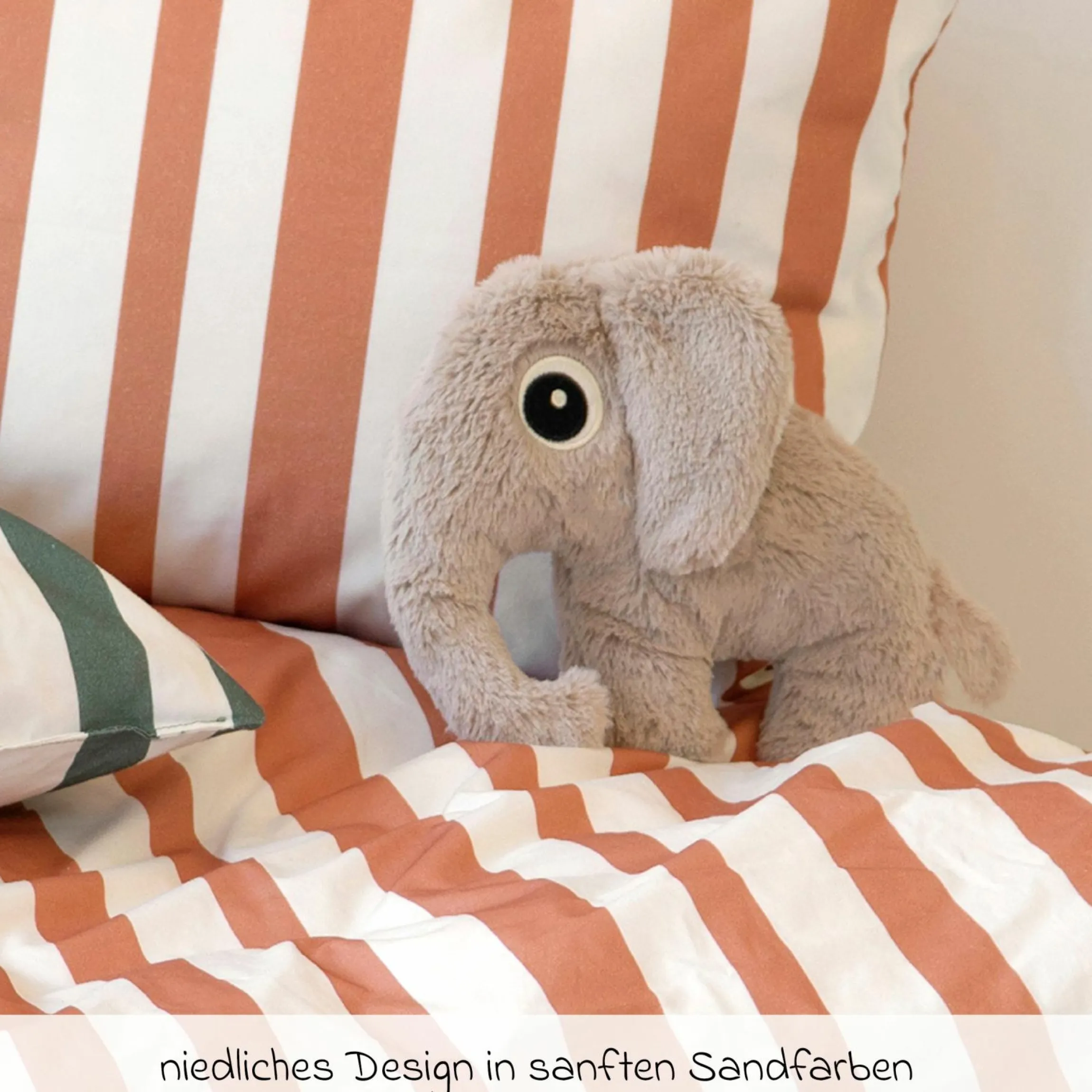 Kuscheltier Cuddle Cute 21 x 18 cm - Elphee - Sand