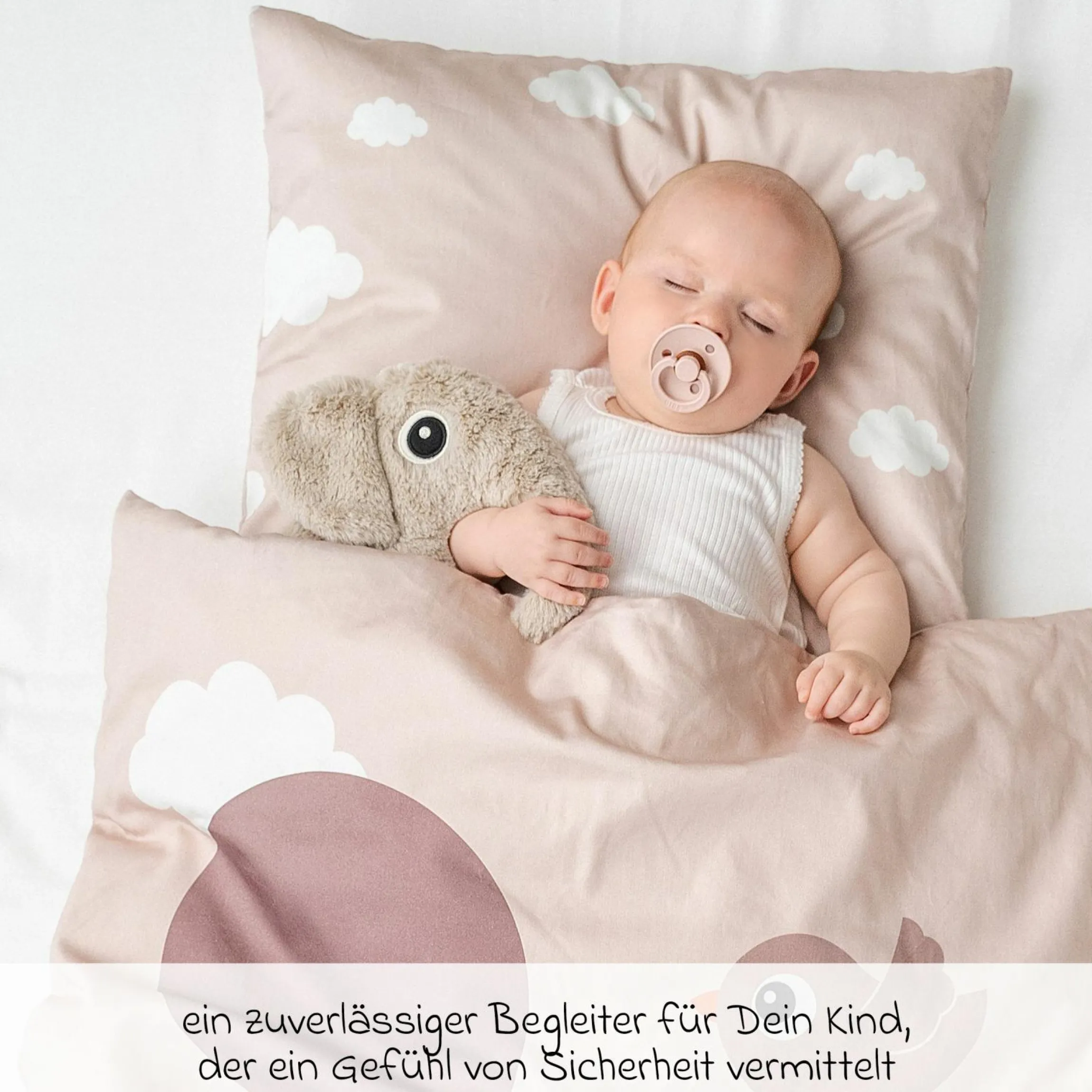 Kuscheltier Cuddle Cute 21 x 18 cm - Elphee - Sand
