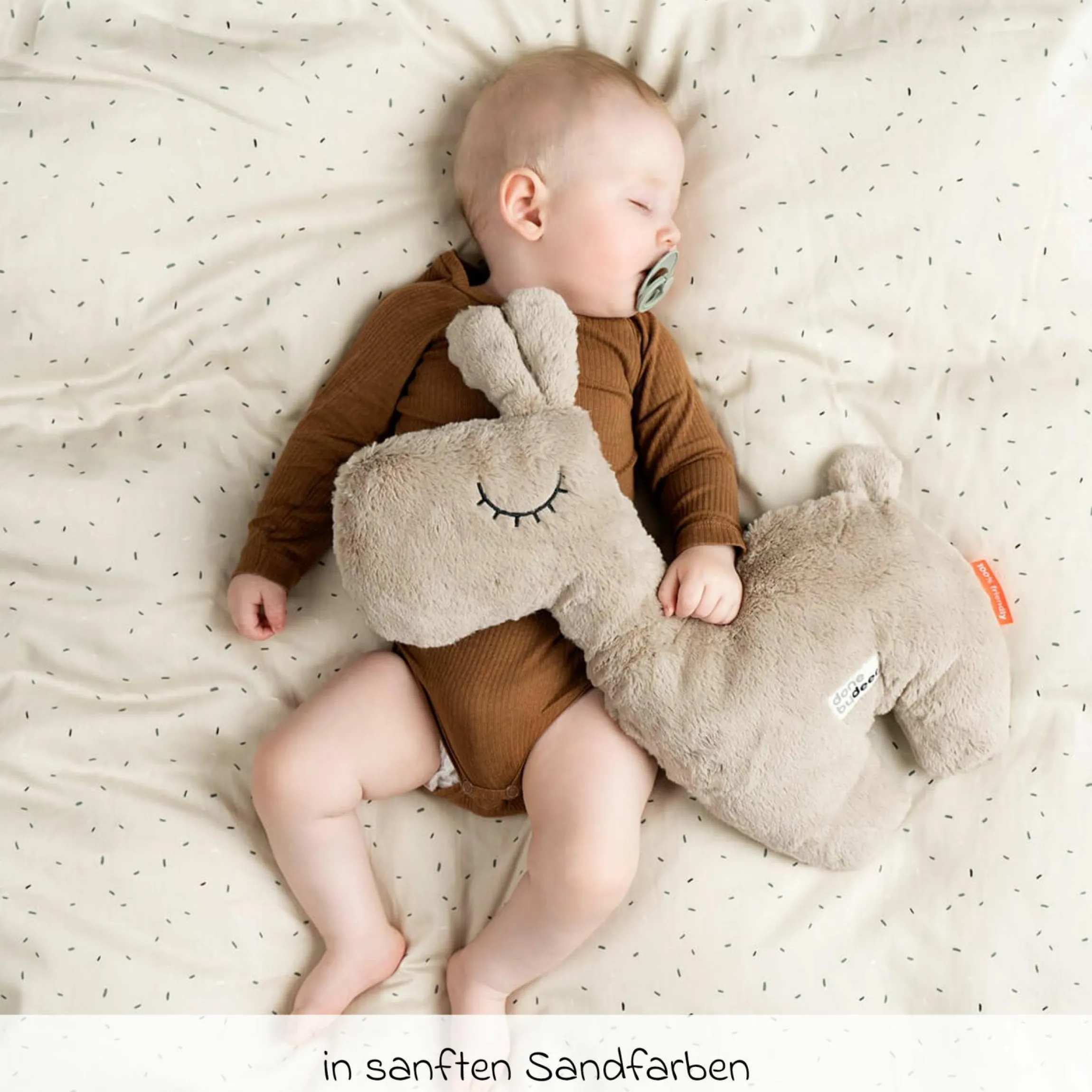 Kuscheltier Cuddle Friend 47 x 33 cm - Lalee - Sand