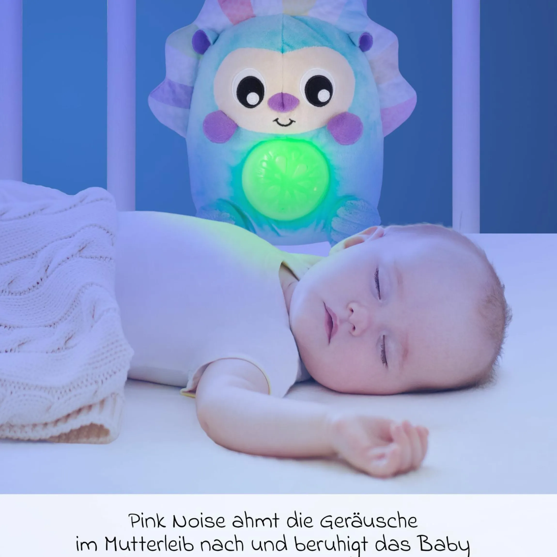 Kuscheltier mit Nachtlicht Musik & Licht Einschlafigel