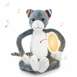 Kuscheltier-Nachtlicht mit Musik - Katie die Katze