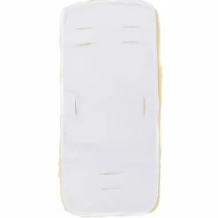 Lammfelleinlage - Natur für Babyschalen und Kinderwagen 33,5 x 73 cm