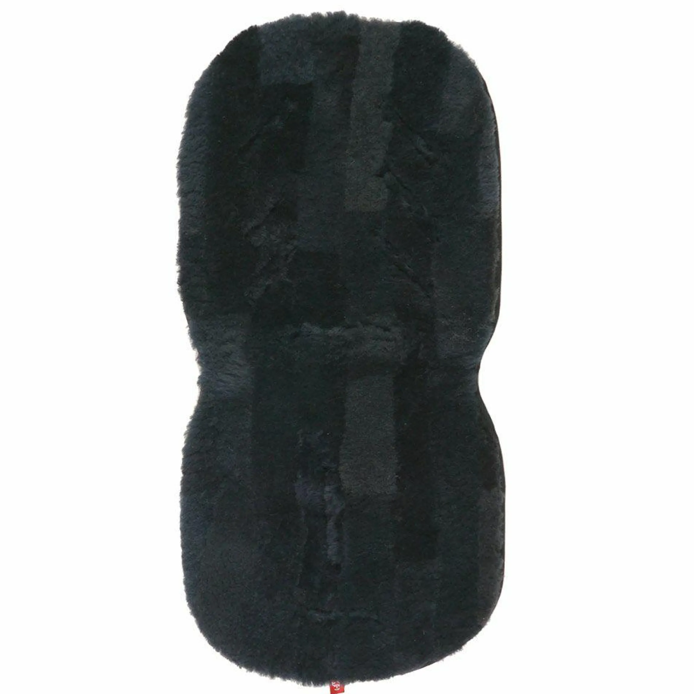 Lammfell-Einlage für Babyschalen und Kinderwagen 35 x 77 cm - Anthracite