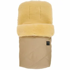 Lammfell-Fußsack Natura - Sand